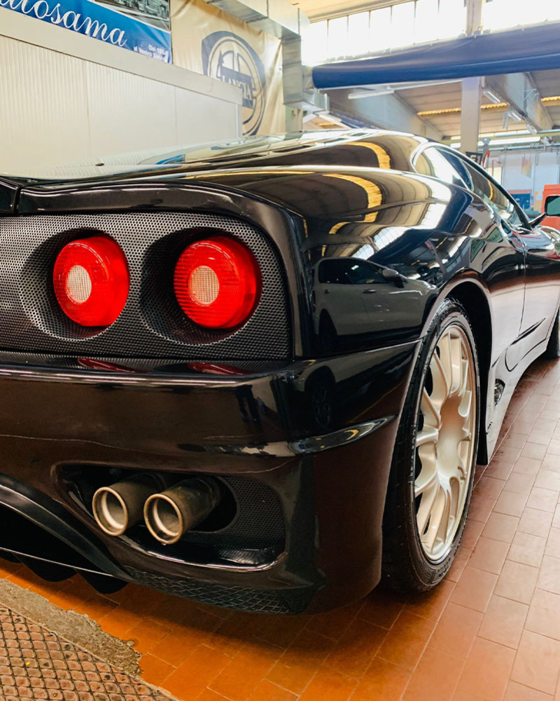 Pastel Color Polishing for Ferrari 360 Modena Car