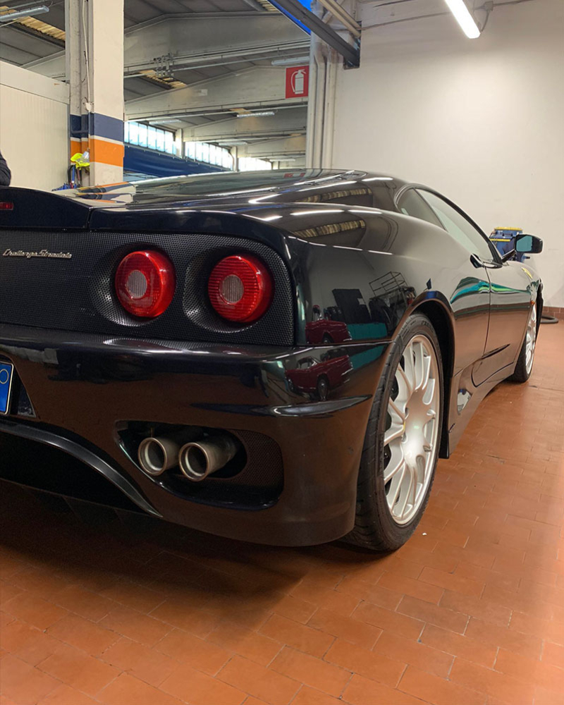 Pastel Color Polishing for Ferrari 360 Modena Car